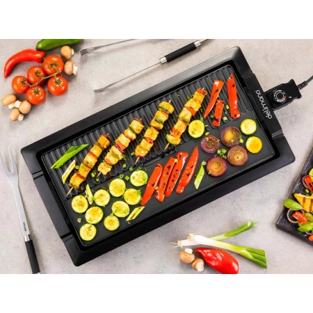 Grill elektryczny stołowy 59,5cm 2200W Delimano Deluxe Noir